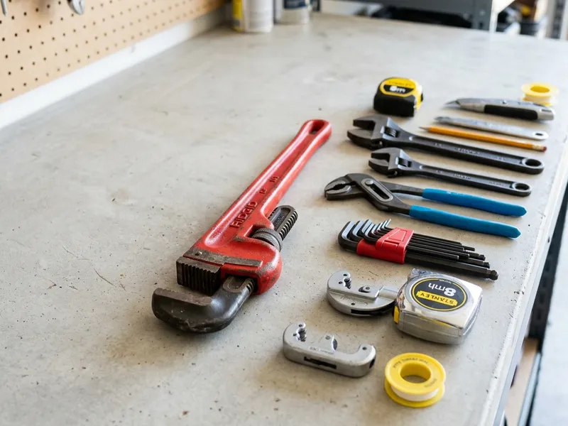 Professional plumbers in Lyons, OH equipped with top-tier tools for residential and commercial plumbing services.
